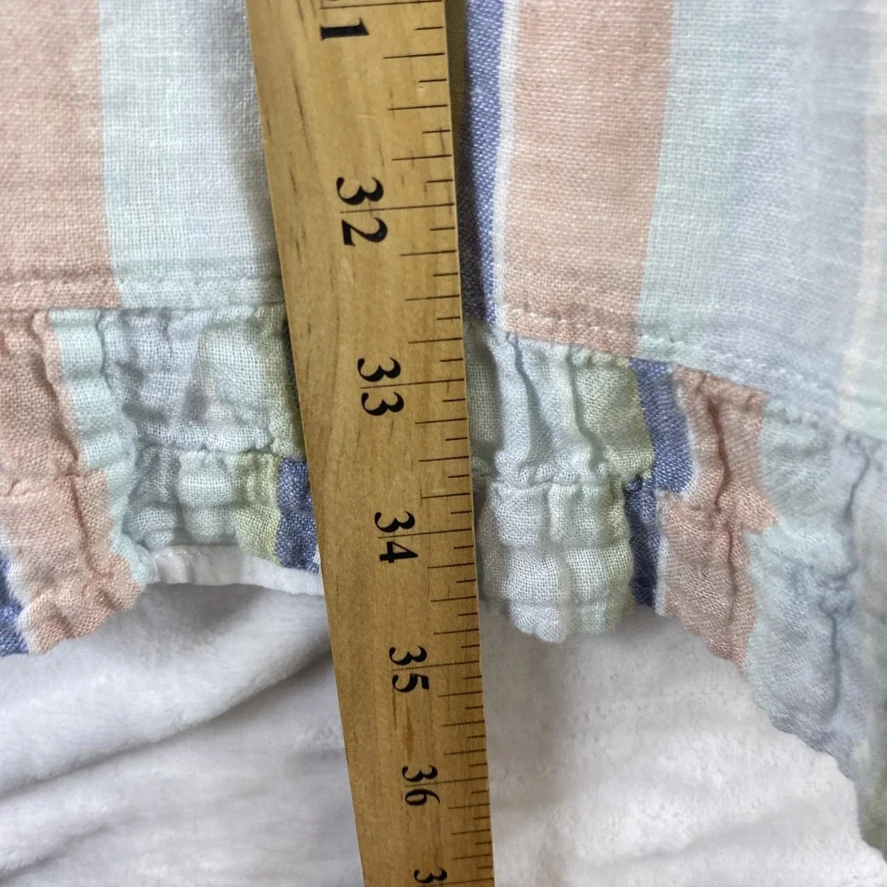 Rails Sandy Mini Dress Women Sz XL Sleeveless Beachy Linen Blend Coastal - Picture 9 of 12